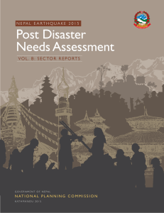 Post Disaster Needs Assessment - UN Nepal Information Platform