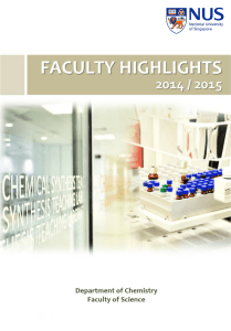 Faculty Highlights 2014/2015 - NUS