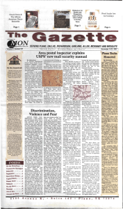 November 14, 2001 - North Dallas Gazette