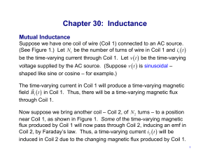 Chapter 30: Inductance