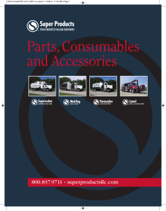 Parts,Consumables and Accessories