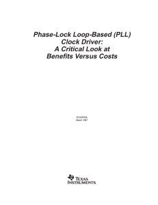 Phase-Lock Loop-Based PLL Clock Drivers