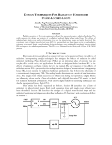 design techniques for radiation hardened phase