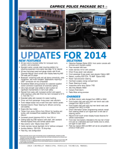 2014 Municipal Caprice Guide