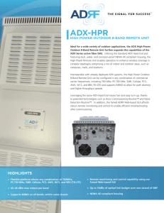 ADX-HPR - Advanced RF Technologies, Inc.