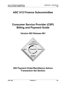 (CSP) Billing and Payment Guide