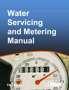 Water Servicing and Metering Manual