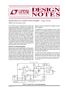 DN89 - Applications of a Rail-to-Rail Amplifier