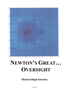 newton`s great… oversight - MHK -- Papers and e