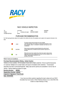 sample vehicle inspection report