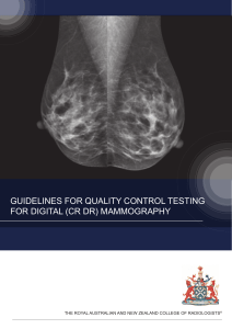 Guidelines for Quality Control Testing for Digital