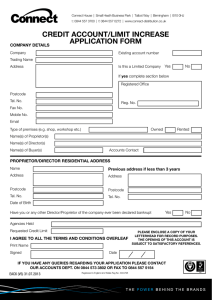 Print an application form