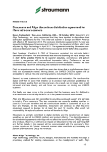 Straumann and Align discontinue distribution agreement for iTero