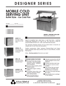 designer series mobile cold serving unit