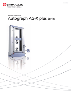 Autograph AG-X plus Series - Shimadzu Scientific Instruments