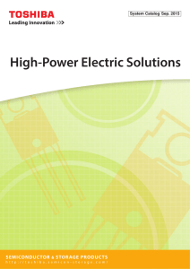 High-Power Electric Solutions - Toshiba America Electronic