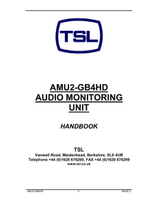 AMU2-GB4HD - TSL Products