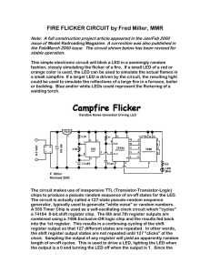 Fire Flicker Circuit