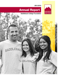 Annual Report - Saddleback College