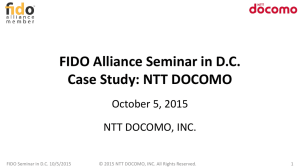 NTT DOCOMO – a Case Study