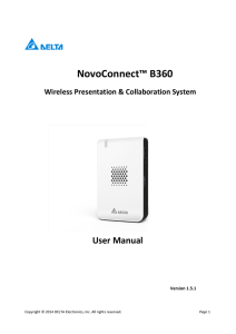 NovoConnect™ B360