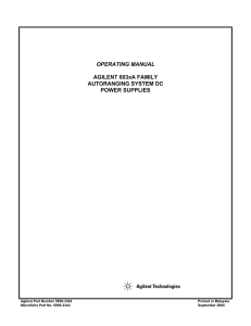 603xA Operating Manual