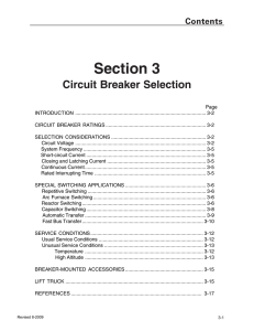 PowerVac Switchgear Application Guide