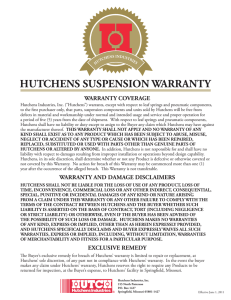 hutchens suspension warranty