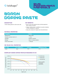 boron doping paste - EMD Performance Materials