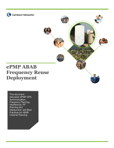 ePMP ABAB Frequency Reuse Deployment