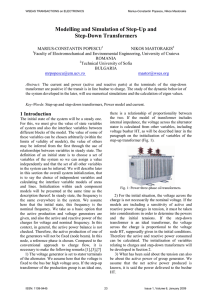 Modelling and Simulation of Step-Up and Step