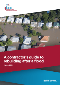 A contractor`s guide to rebuilding after a flood