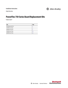 PowerFlex 750-Series Board Replacement Kits