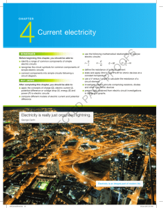 Current electricity