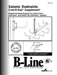 Seismic Restraints - Dixie Construction Products