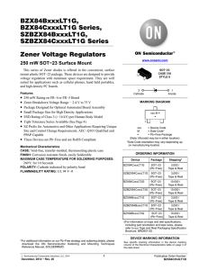 BZX84C2V4LT1 - Zener Diode Voltage Regulator