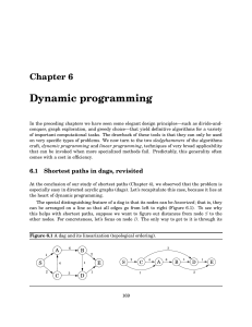 Chapter 6. Dynamic programming