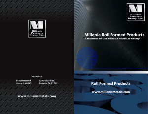 Millenia Roll Formed Products