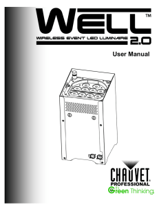 WELL 2.0 User Manual Rev. 1