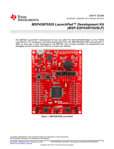 MSP‑EXP430F5529LP - Texas Instruments