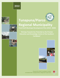 Tunapuna-Piarco Regional Development Plan