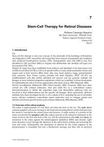 Stem-Cell Therapy for Retinal Diseases