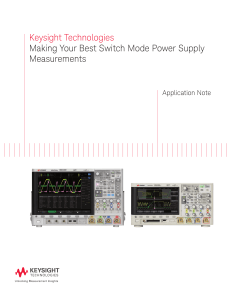 Switch Mode Power Supply Measurements