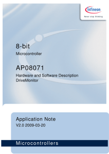 DriveMonitor Application Note AP08071