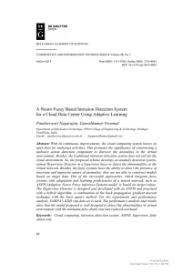 A Neuro Fuzzy Based Intrusion Detection System for a