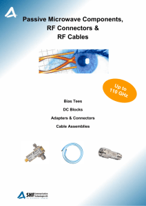 Passive RF Components - SHF Communication Technologies AG