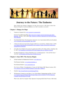 Journey to the Future Endnotes