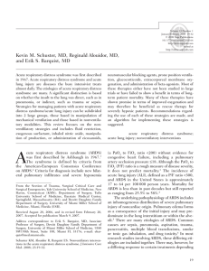 Nonventilatory Interventions in the Acute Respiratory