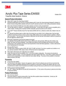 Acrylic Plus Tape Series EX4500