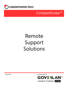 Remote Support Solutions